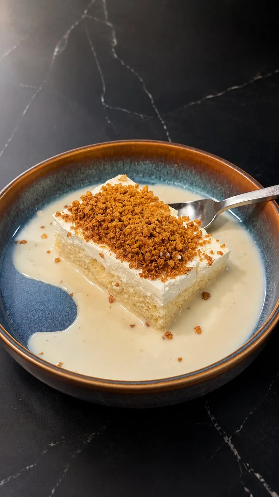 Biscoff milk cake