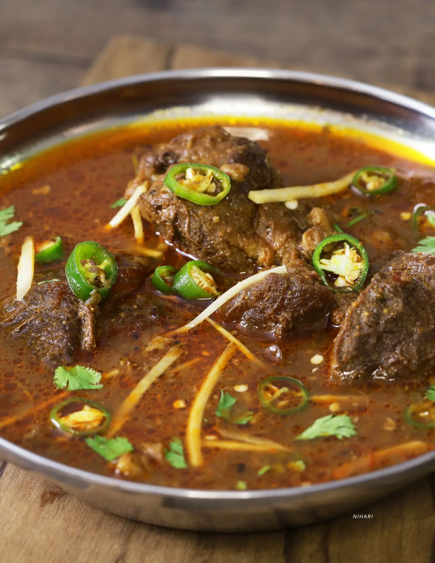 Nihari veal shank in rich gravy